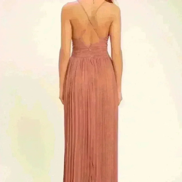 LULU'S Depths of My Love Rusty Rose Maxi Dress size x small - Picture 4 of 10